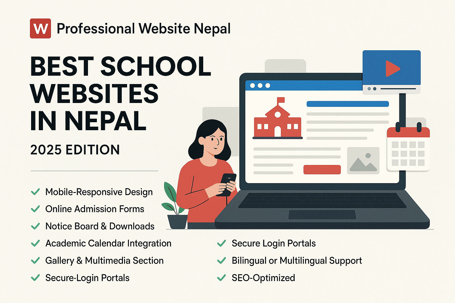 Best School Websites in Nepal – Designed by Professional Website Nepal