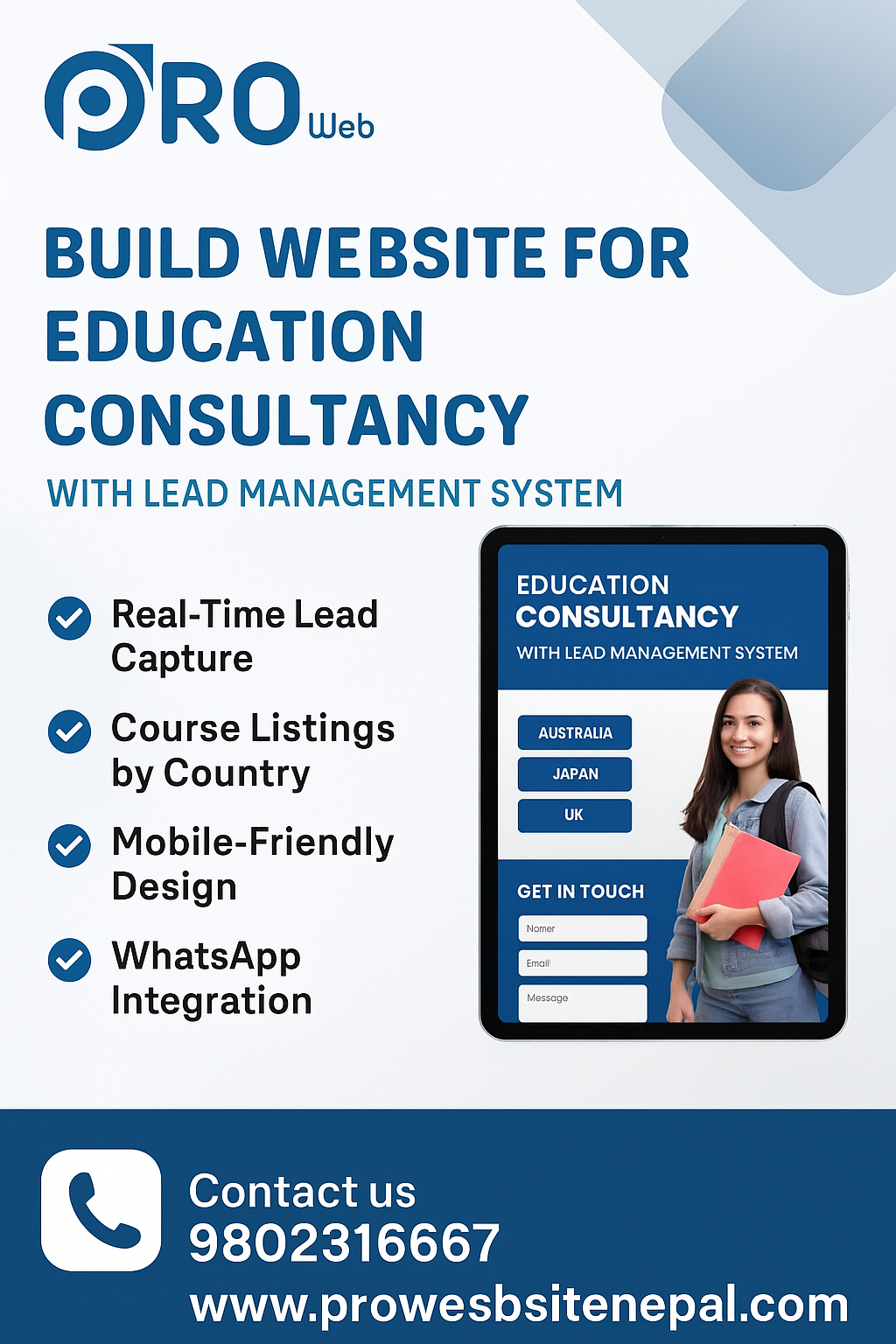Why Your Education Consultancy Needs a Website with Lead Management System in 2024