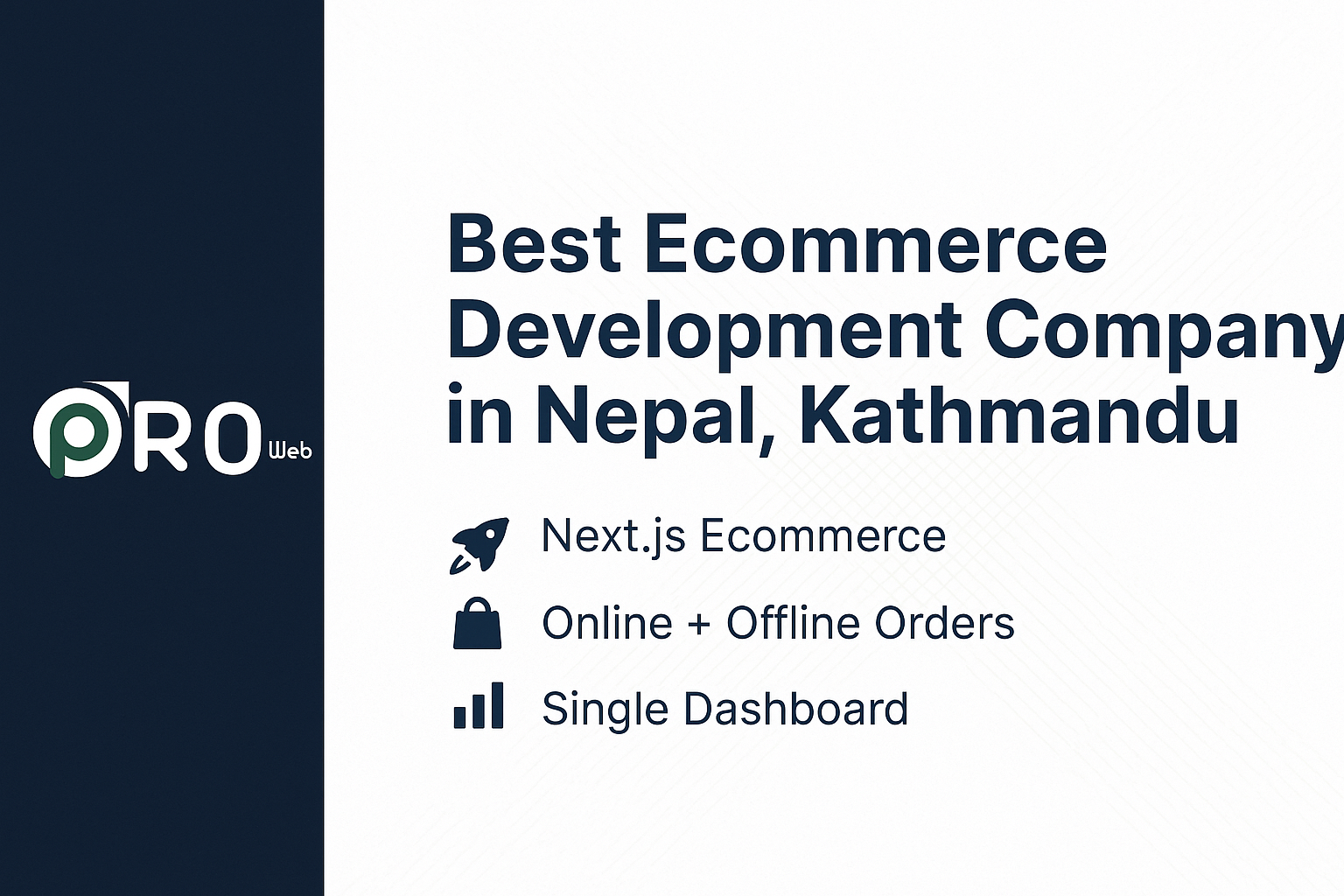 Best Ecommerce Development Company in Nepal, Kathmandu – Next.js Based Solutions